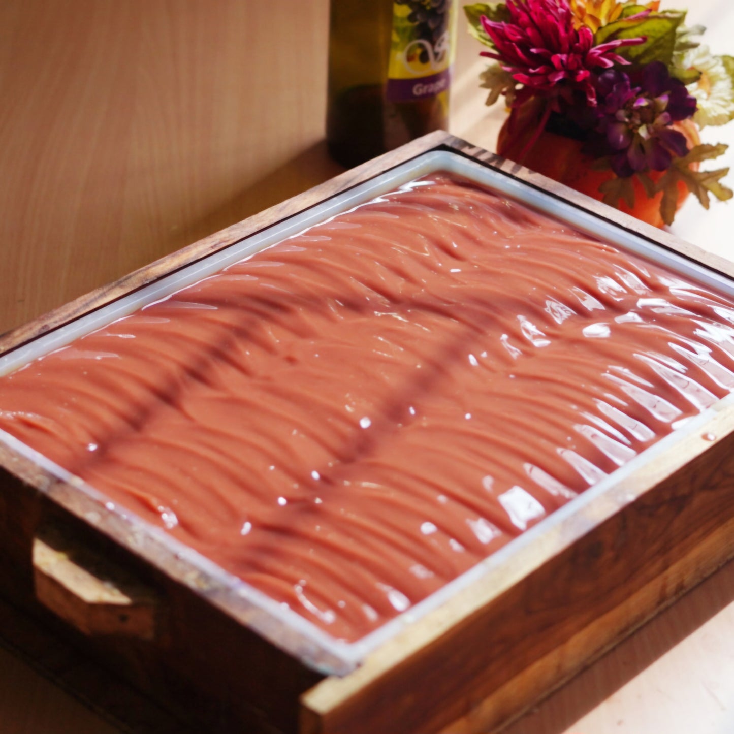 Red wine soap with Manjistha