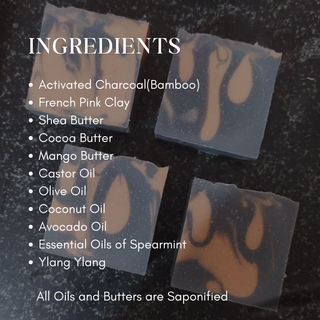 Black Rose (Activated Charcoal) Detox soap