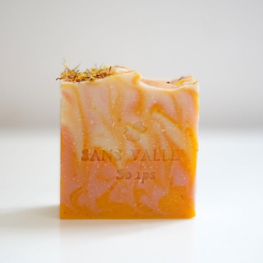 Sunrise : Designer soap with Plant based colors