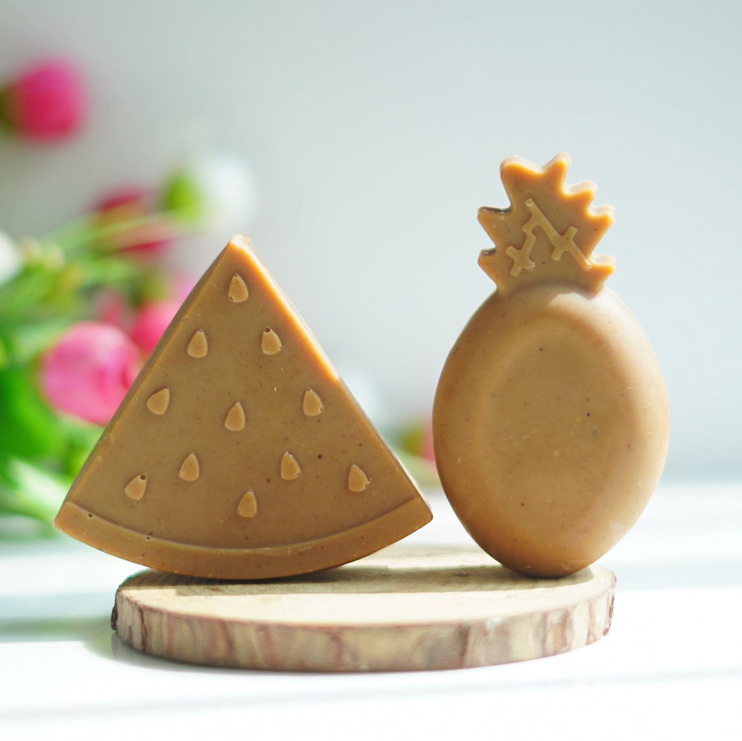 Fruit theme : Watermelon & Pineapple (Pack of 2 x 95 grams)