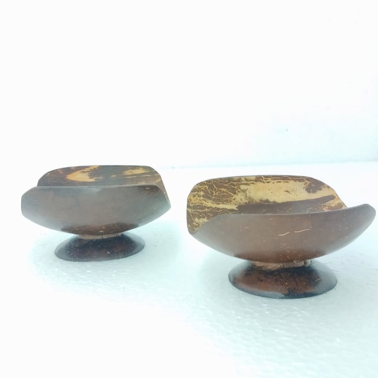Coconut shell soap tray