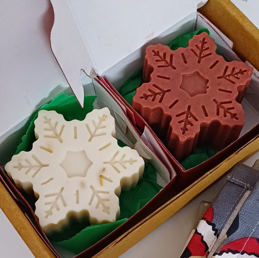 Snow flakes gift box