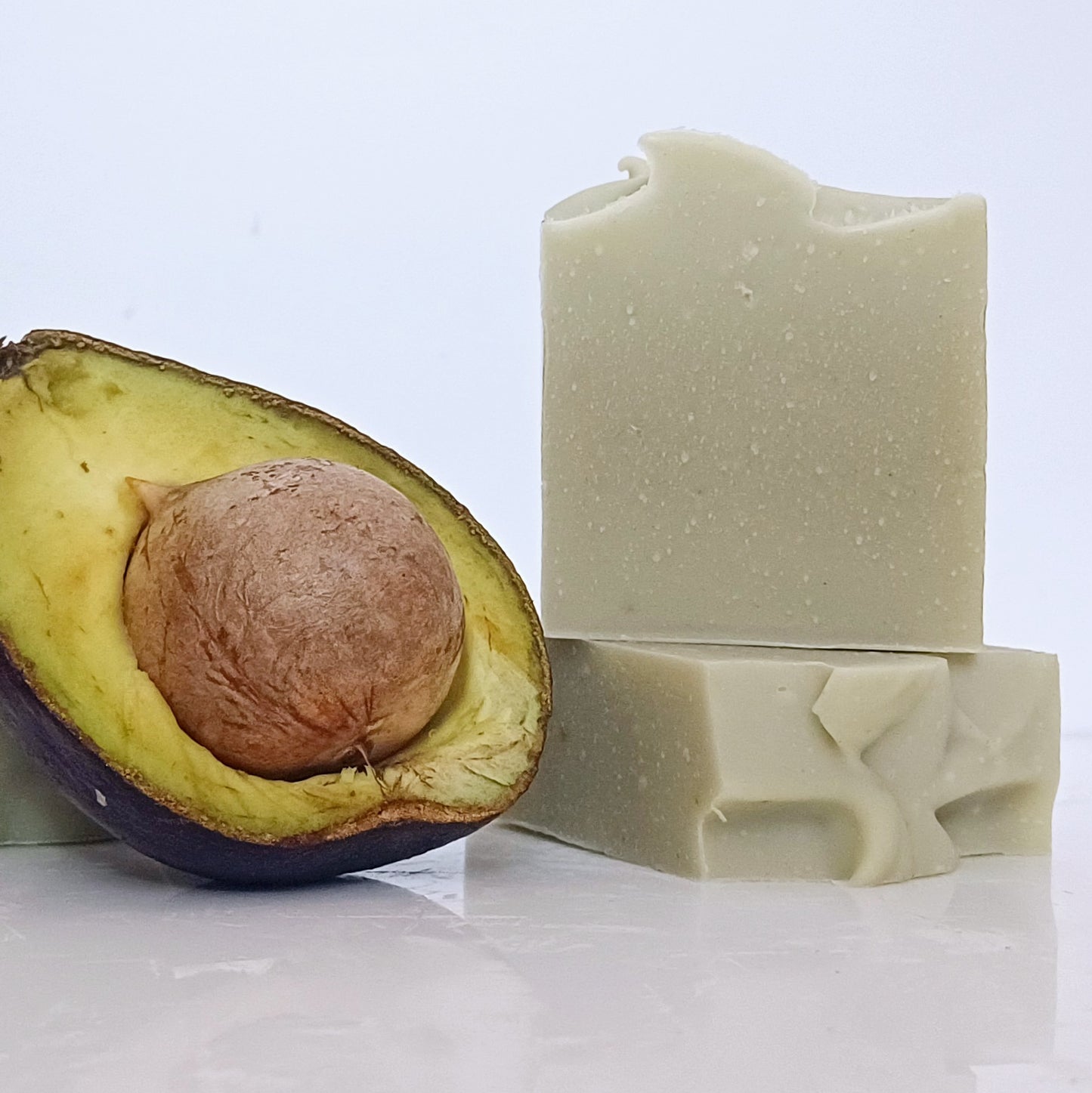 Avocado soap with triple butter