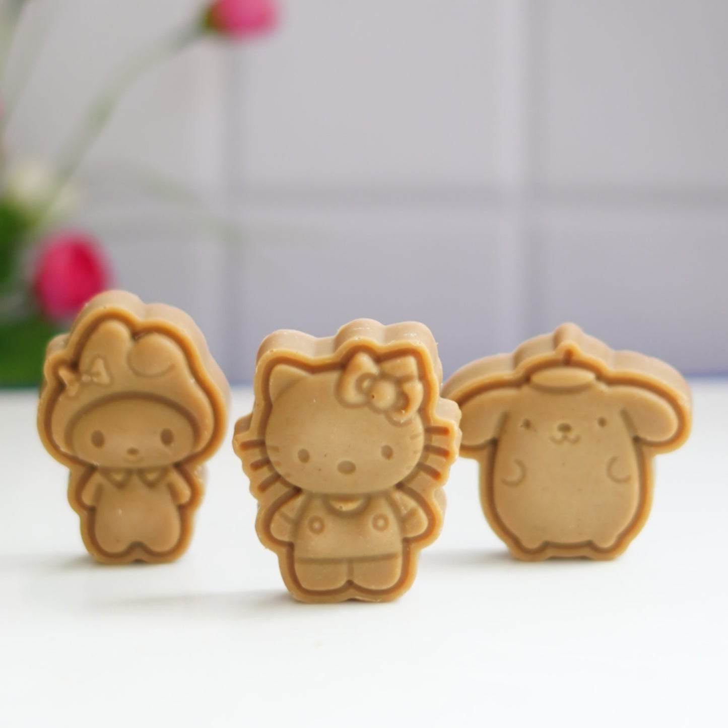 Sanrio Theme : My Melody, Hello Kitty, Pompom (Pack of 3 x 50g)