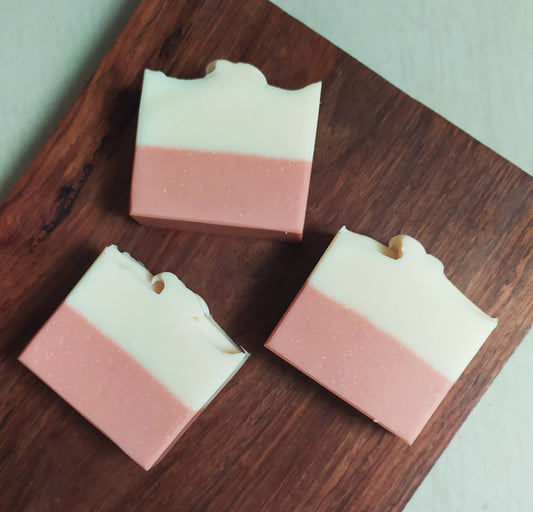 Pink Blossom Triple Butter Soap | Sans Valley Handmade Soaps