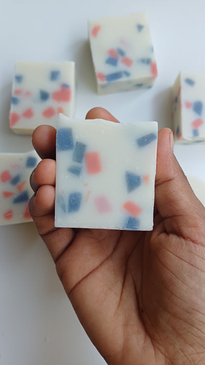 Terazzo soap (Marble soap) Handy mini bars | 2 x65g